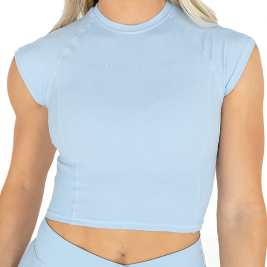 Eco Luxe Baby Tee - Sky Blue