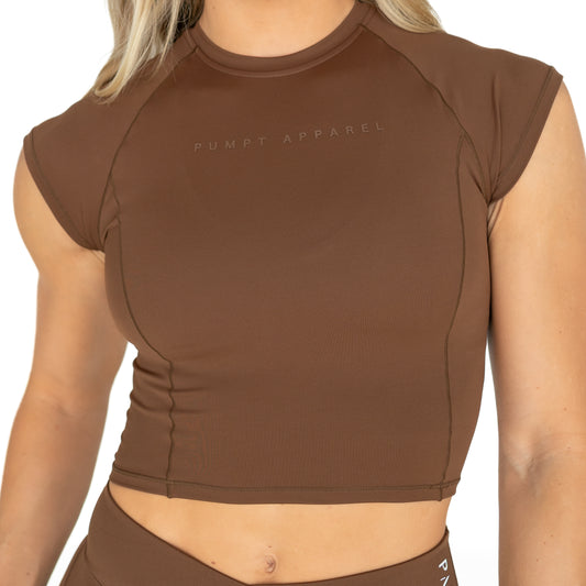 Eco Luxe Baby Tee - Cocoa