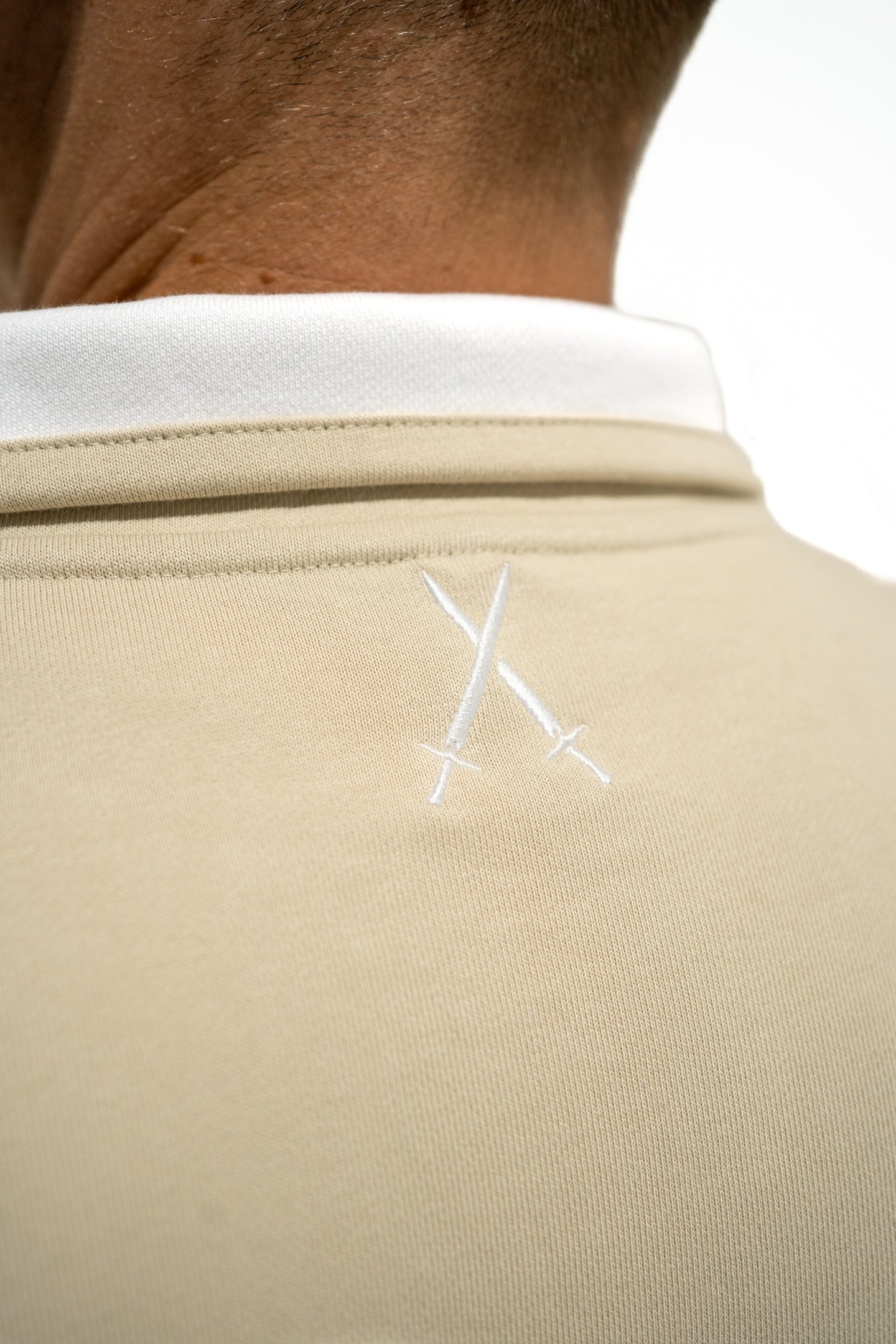 Classic Quarter Zip - Beige