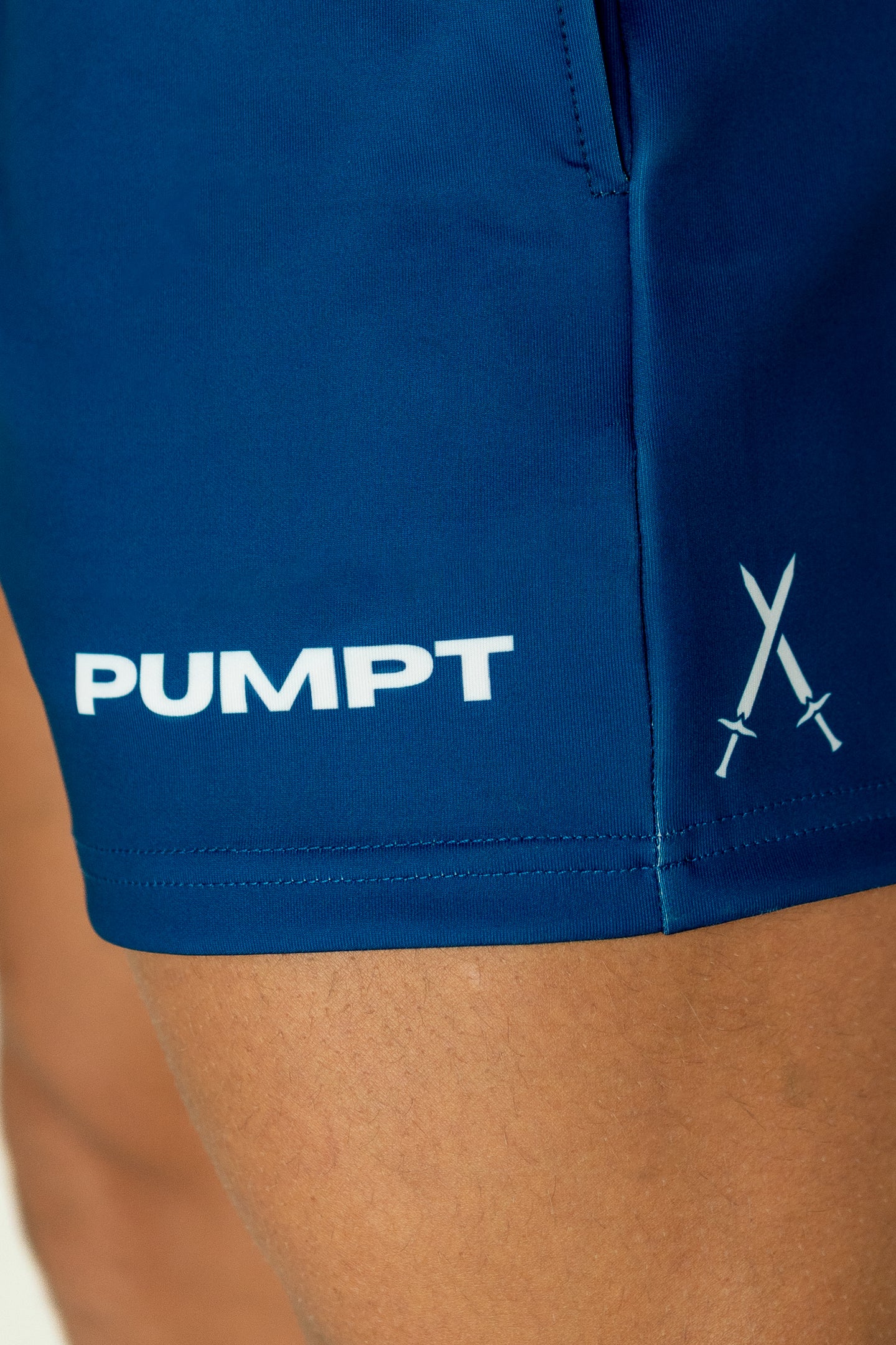 FKN GET DAT Footy Shorts - Blue