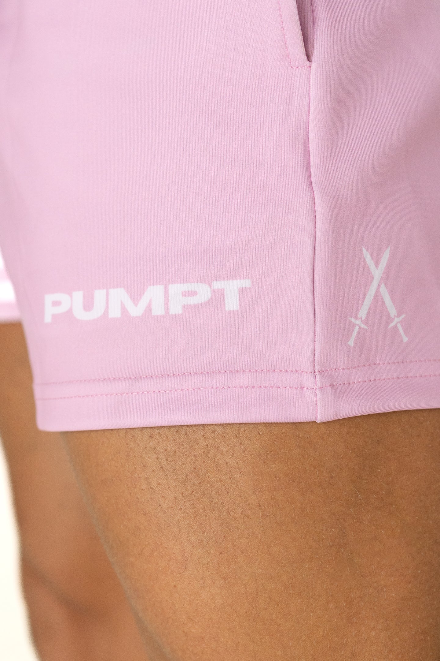 FKN GET DAT Footy Shorts - Pink
