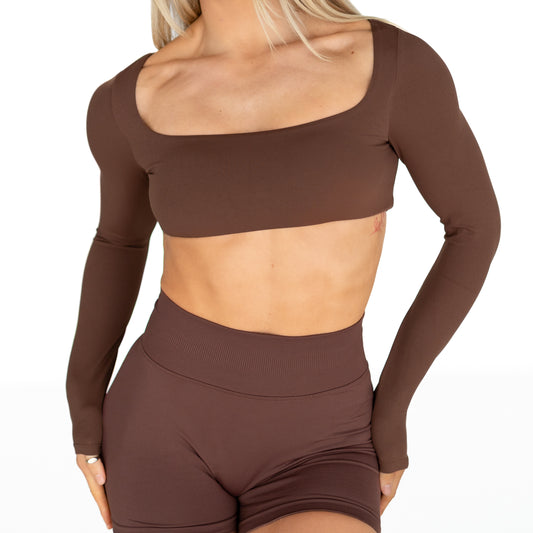 Halo Crop - Cocoa