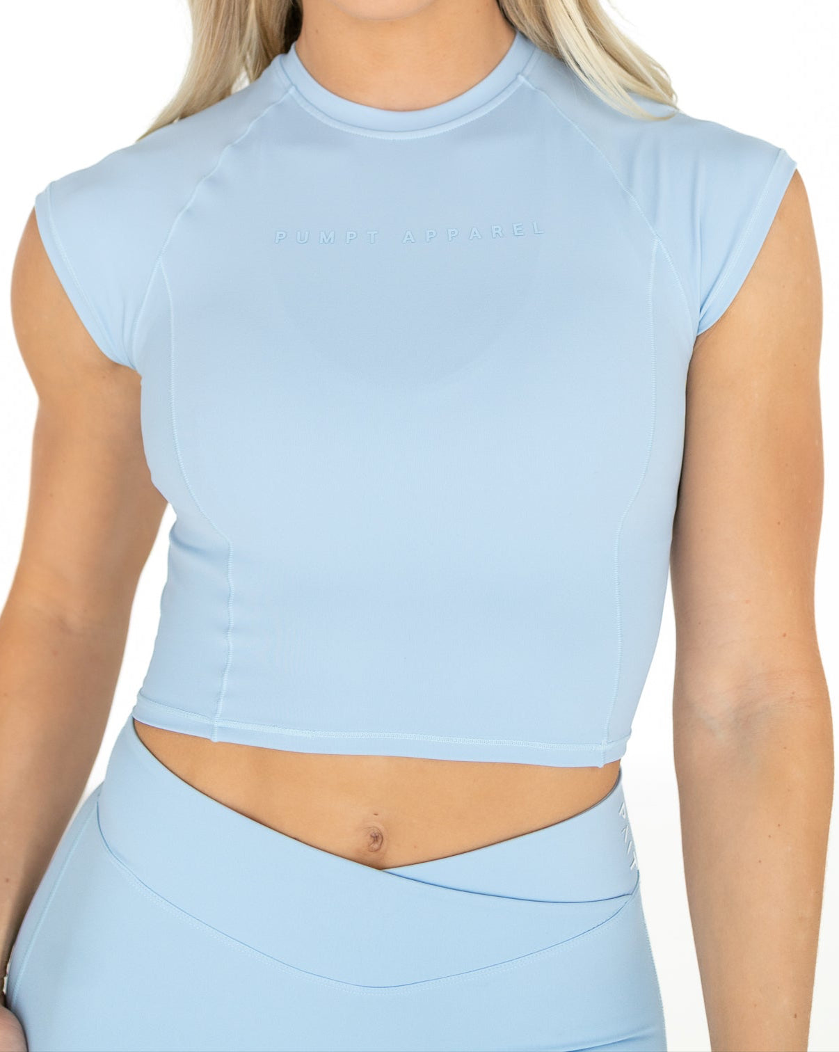 Eco Luxe Baby Tee - Sky Blue