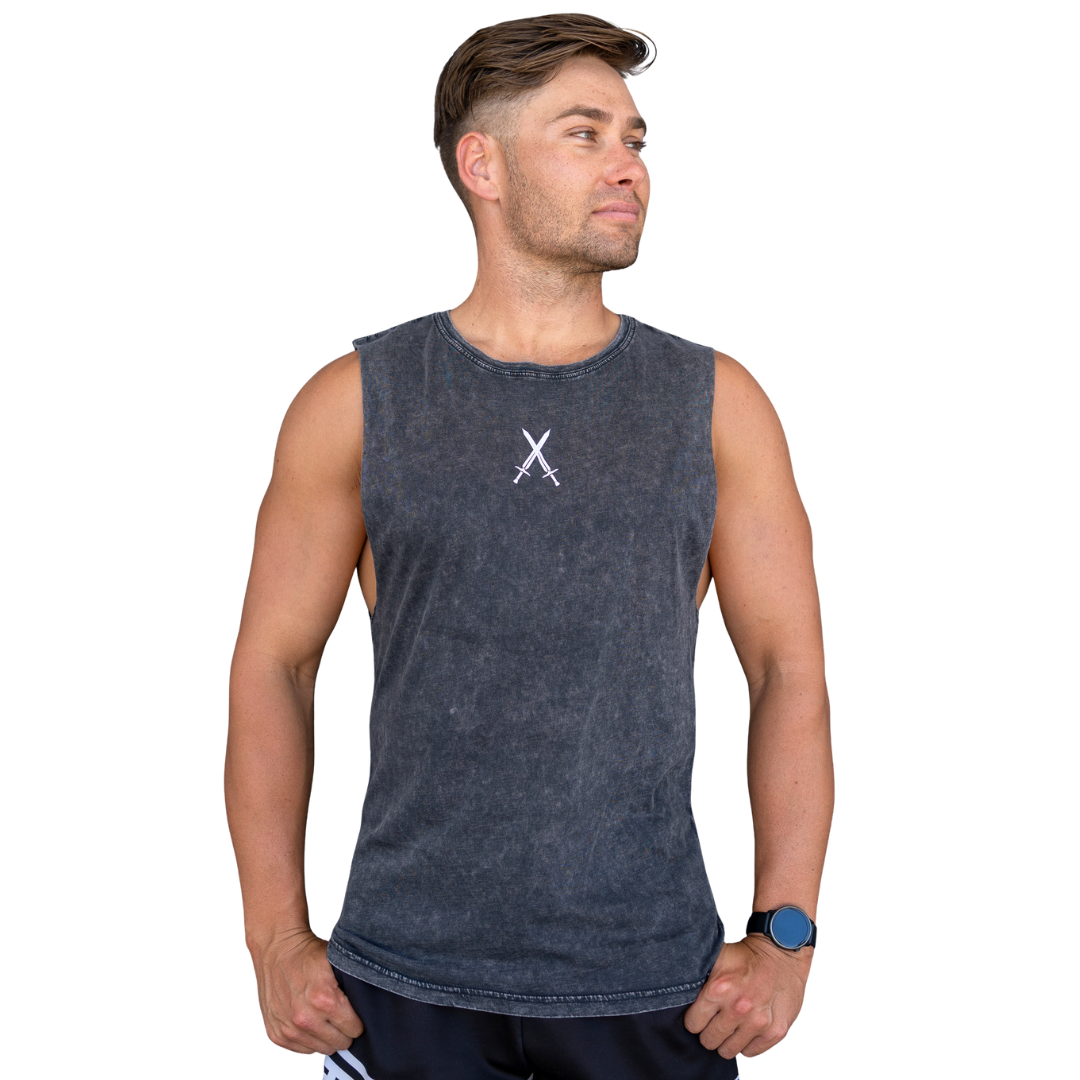 Legacy Cut Off Singlet - Faded