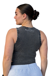 Cropped Ribbed Singlet