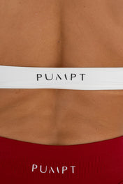 Aura Knot Crop - White