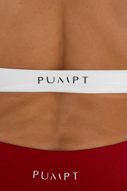 Aura Knot Crop - White