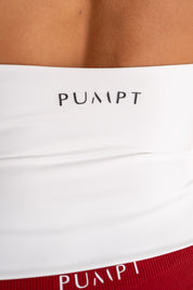 Aura Halter Singlet - White