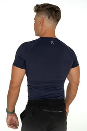 Evoke Compression Tee - Navy