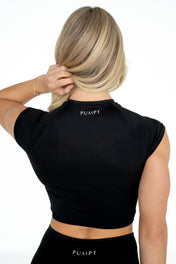 Eco Luxe Baby Tee - Black