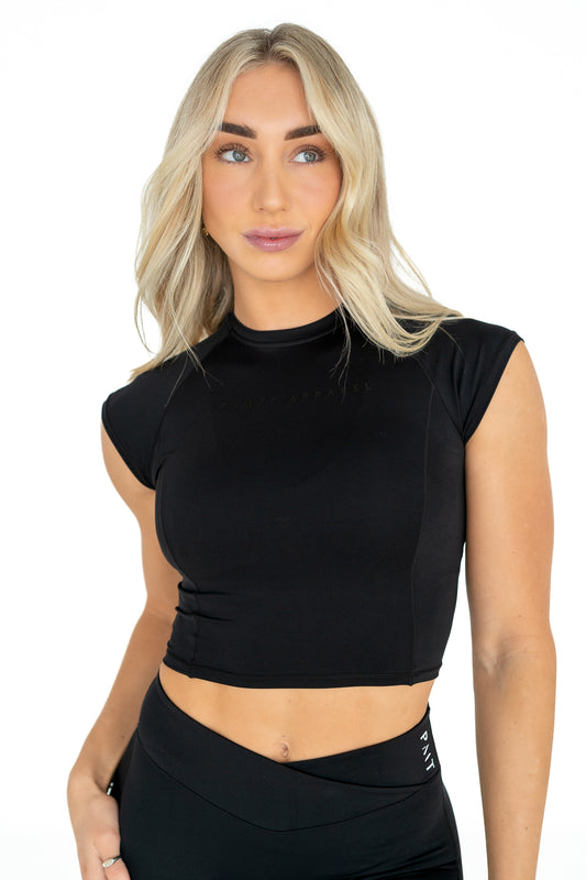 Eco Luxe Baby Tee - Black