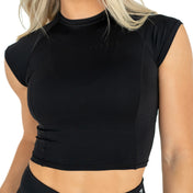 Eco Luxe Baby Tee - Black