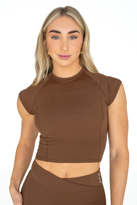 Eco Luxe Baby Tee - Cocoa