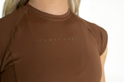 Eco Luxe Baby Tee - Cocoa
