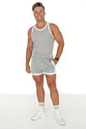 Classic Cut Gym Shorts - Grey