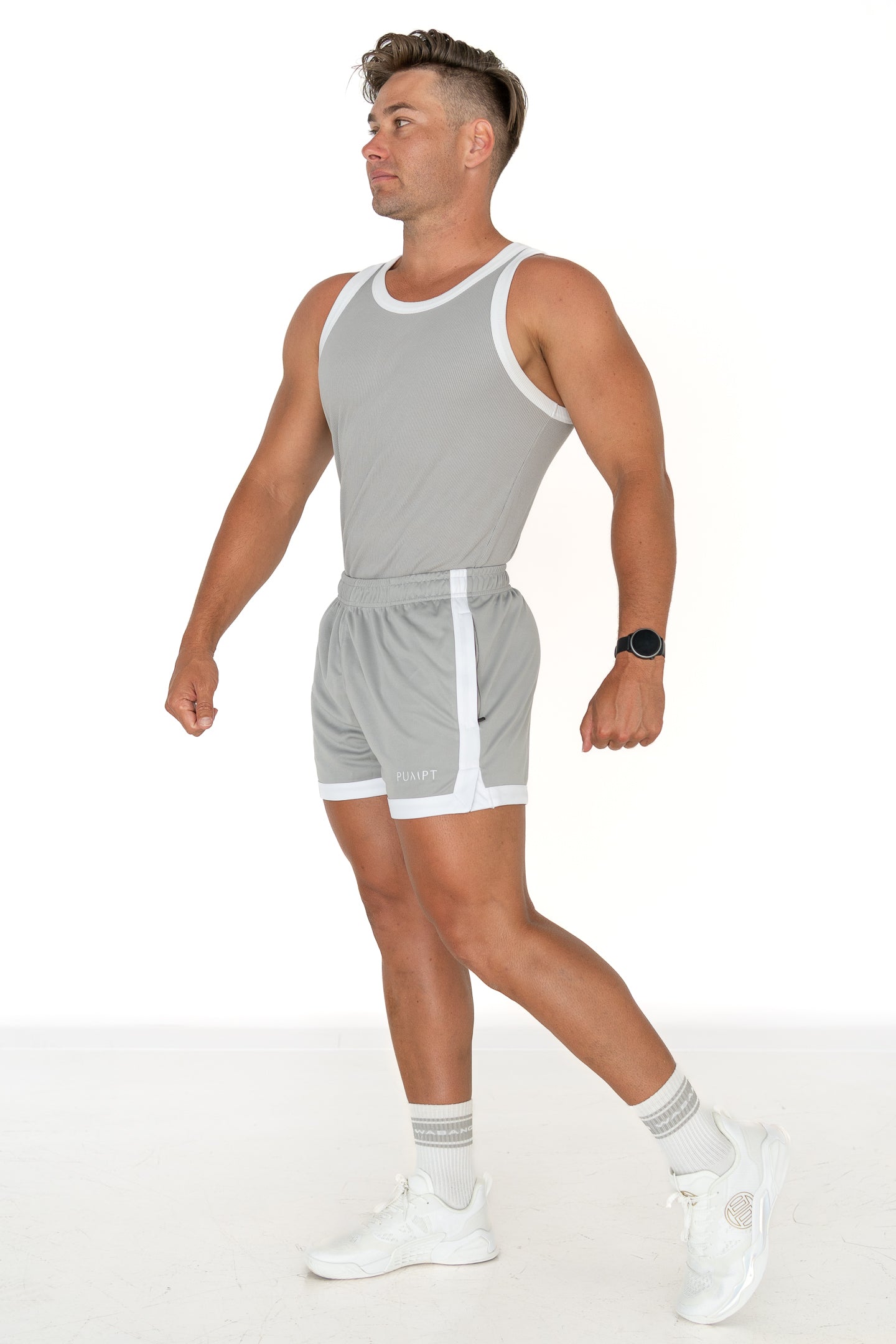 Classic Cut Gym Shorts - Grey