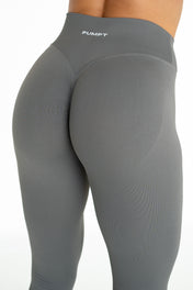 Crossover Leggings - Grey