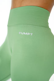 V-Back Leggings - Green