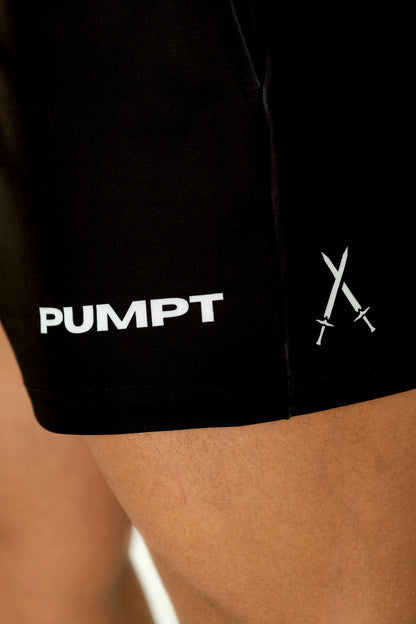 FKN GET DAT Footy Shorts - Black