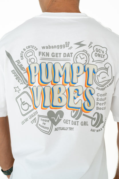 PUMPT Vibes Tee - White