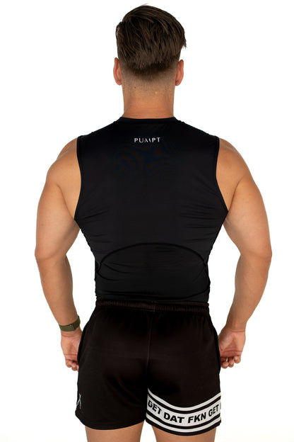 Evoke Compression Singlet - Black
