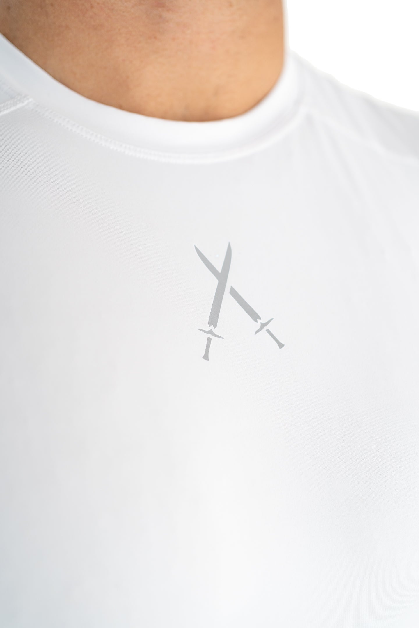 Evoke Compression Singlet - White