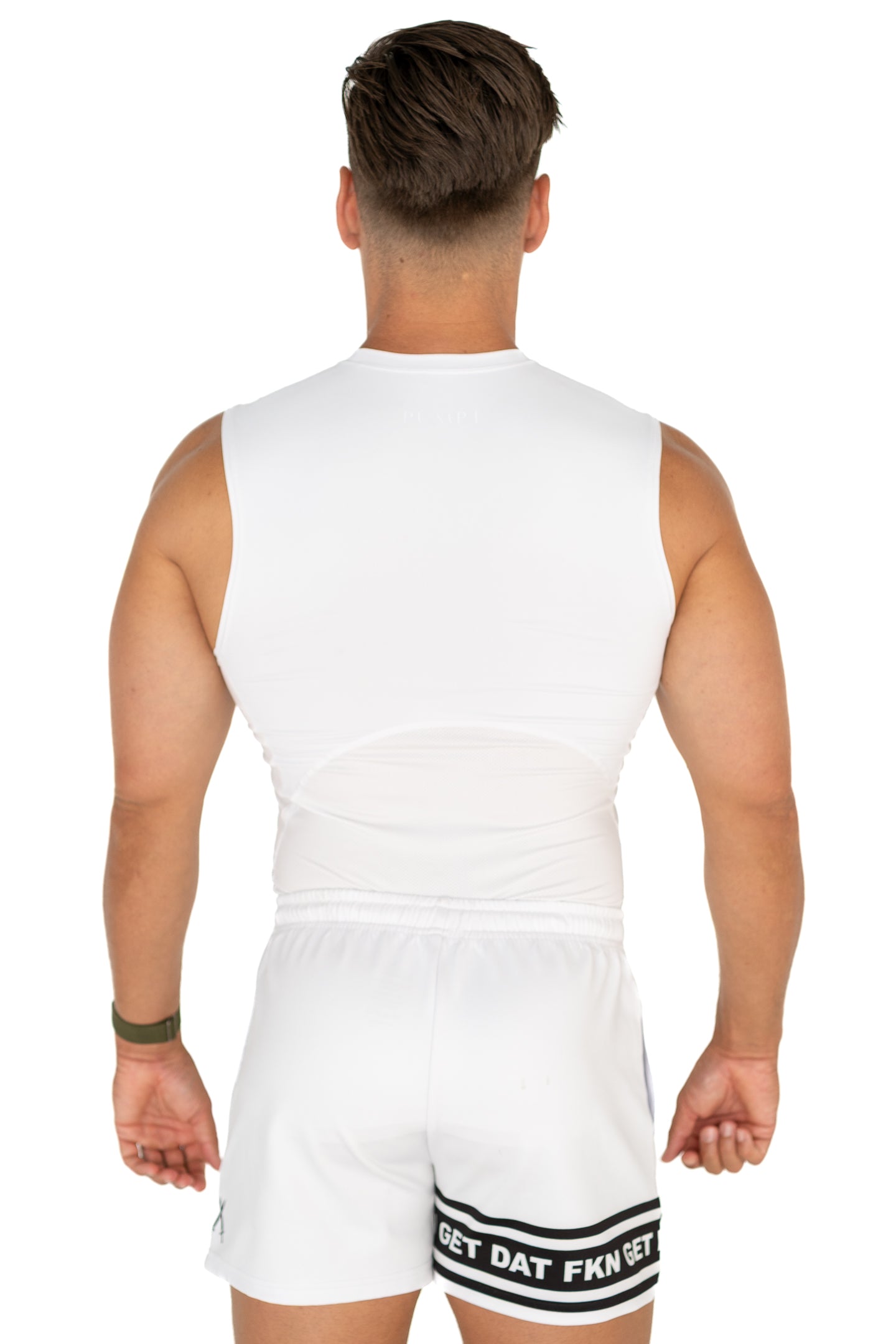Evoke Compression Singlet - White