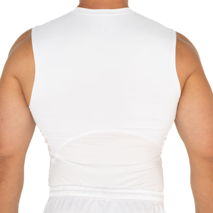 Evoke Compression Singlet - White