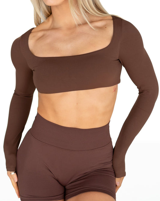 Halo Crop - Cocoa
