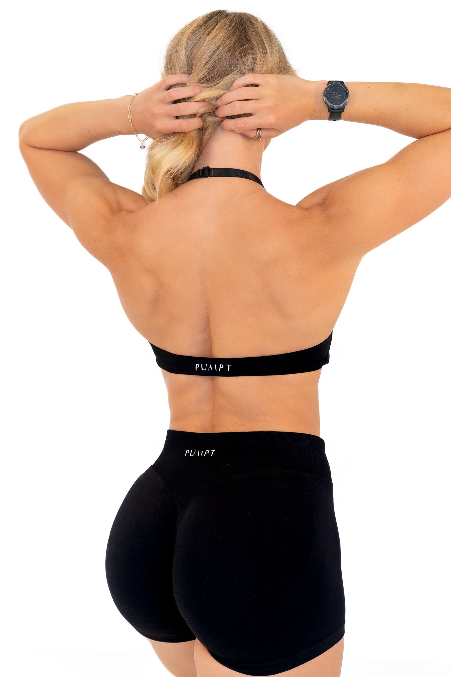 Aura Knot Crop - Black