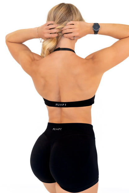 Aura Knot Crop - Black