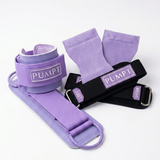 Lilac Bundle - Lifting Grips + Ankle Cuffs