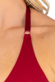 Aura Knot Crop - Cherry