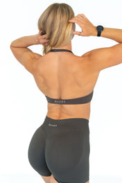Aura Knot Crop - Grey