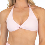 Aura Knot Crop - Pink