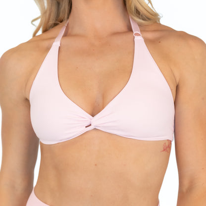 Aura Knot Crop - Pink