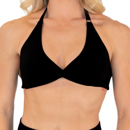 Aura Knot Crop - Black