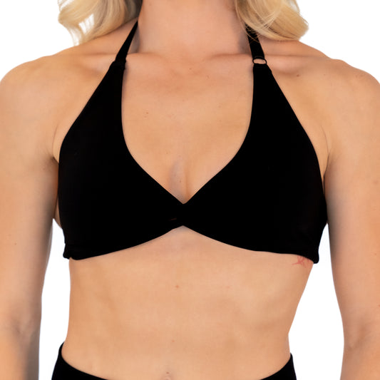 Aura Knot Crop - Black