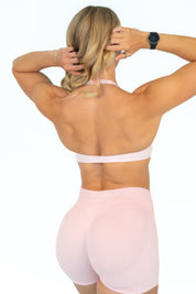 Aura Knot Crop - Pink