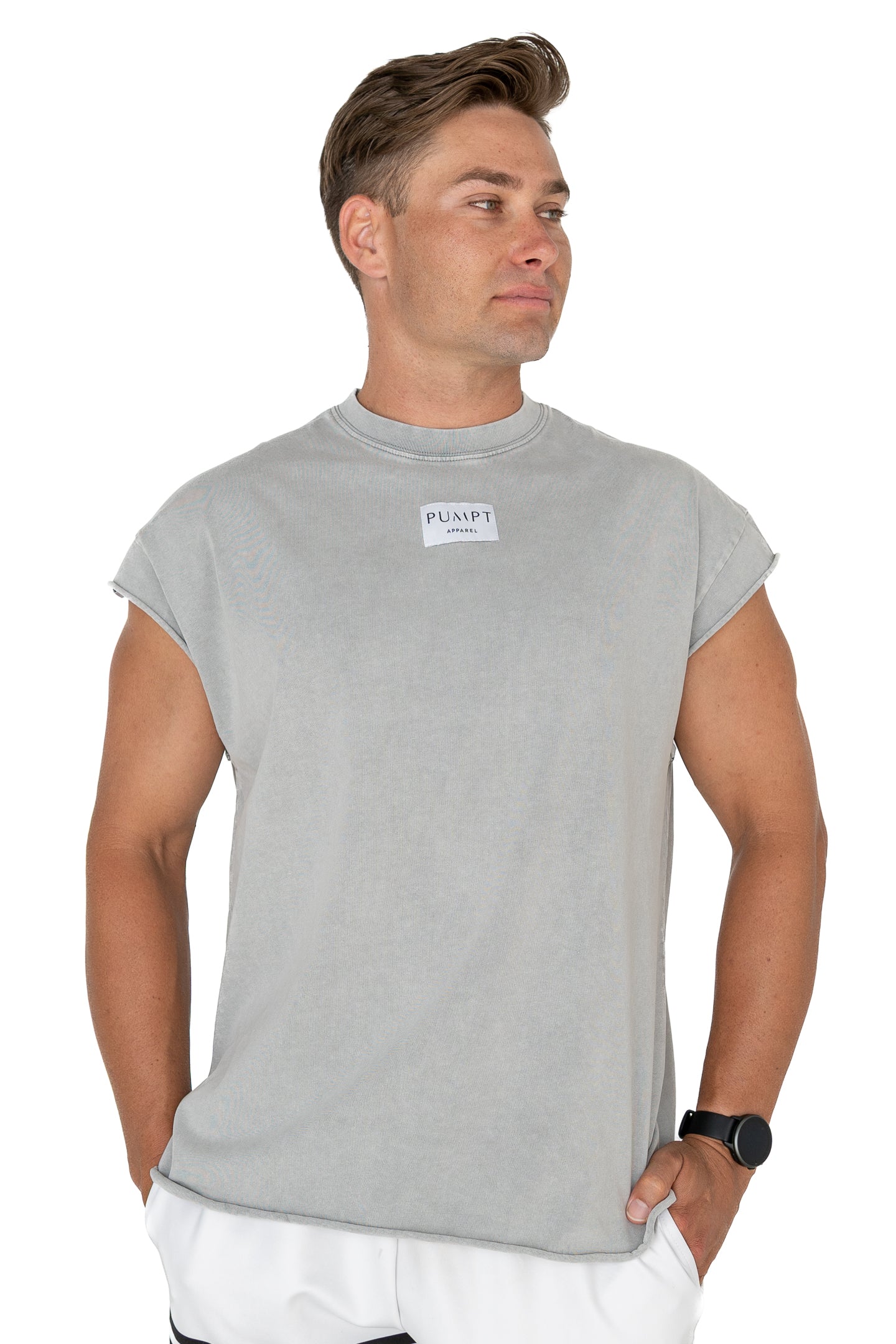 Rebel Cut Off - Marble Wash