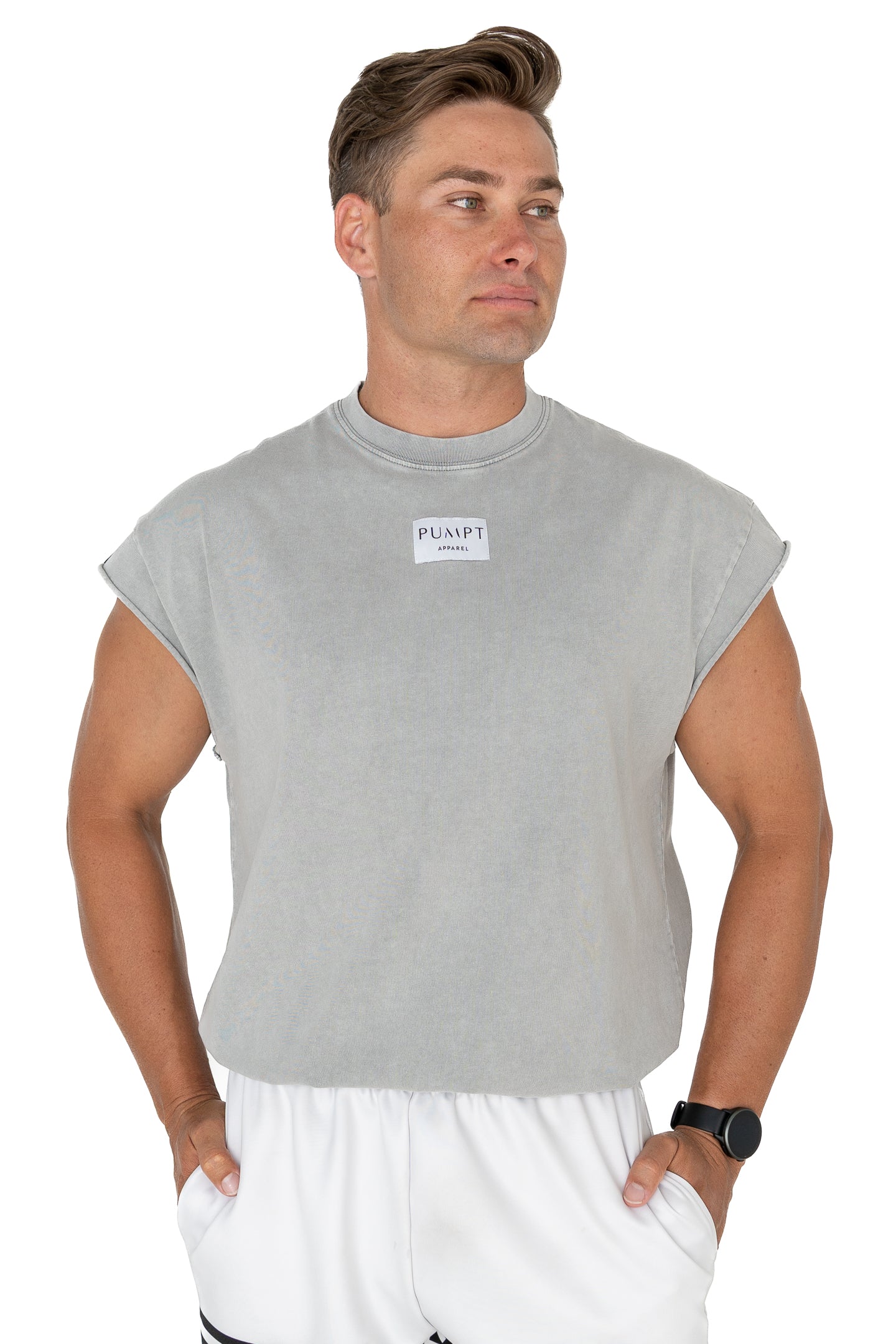 Rebel Cut Off - Marble Wash