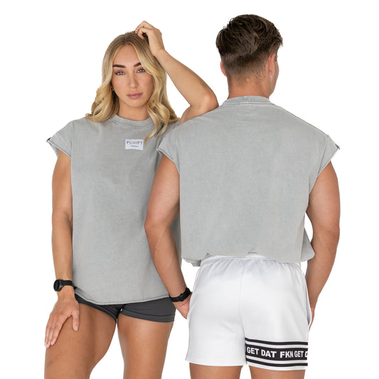 Rebel Cut Off - Marble Wash