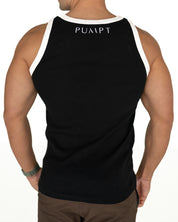 Organic Ribbed Singlet - Monochrome