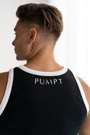 Organic Ribbed Singlet - Monochrome