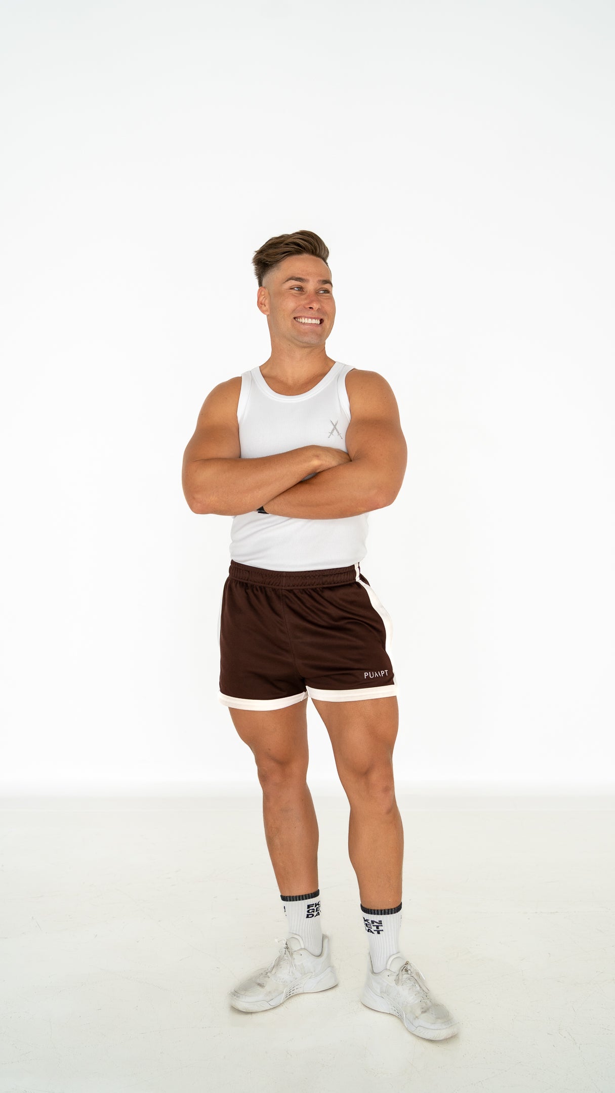 Organic Ribbed Singlet - White