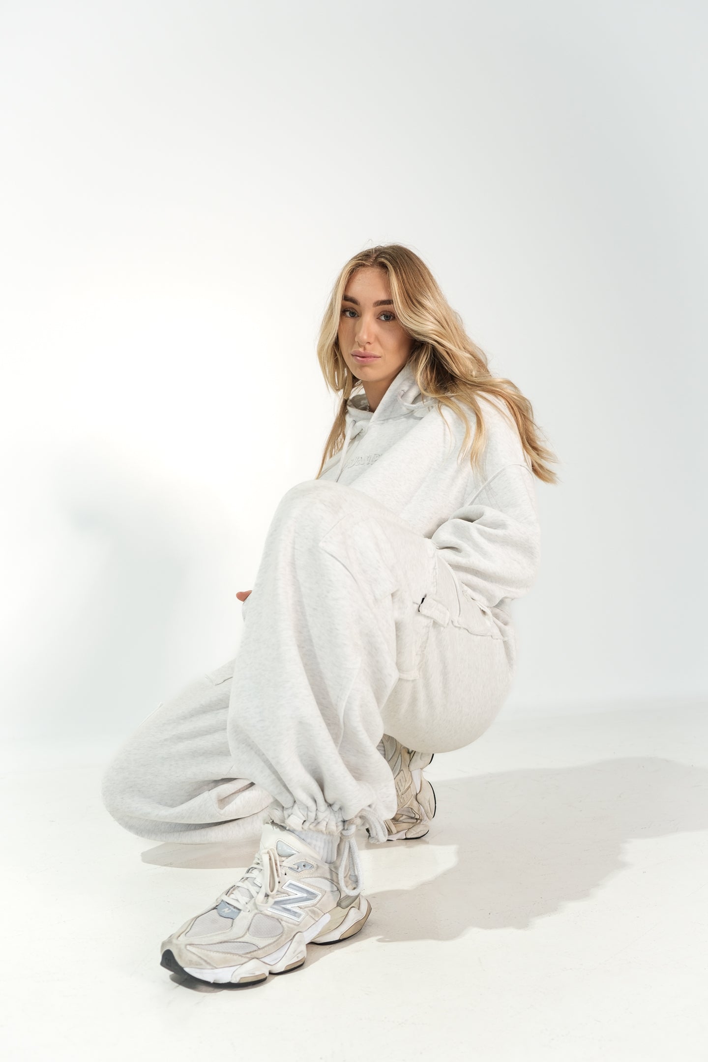 Undone Trackies - Grey Marle