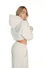Undone Hoodie - Grey Marle
