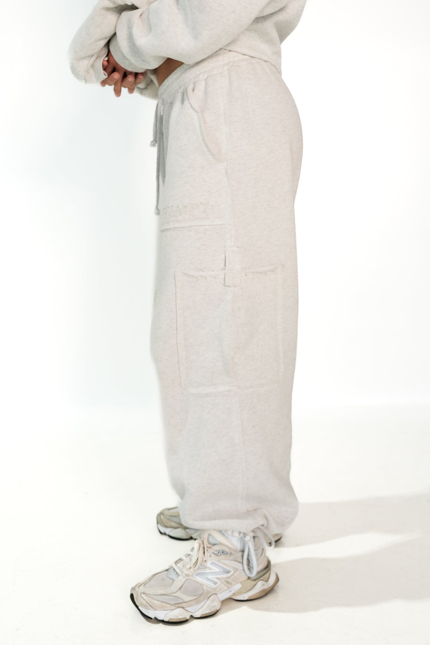 Undone Trackies - Grey Marle