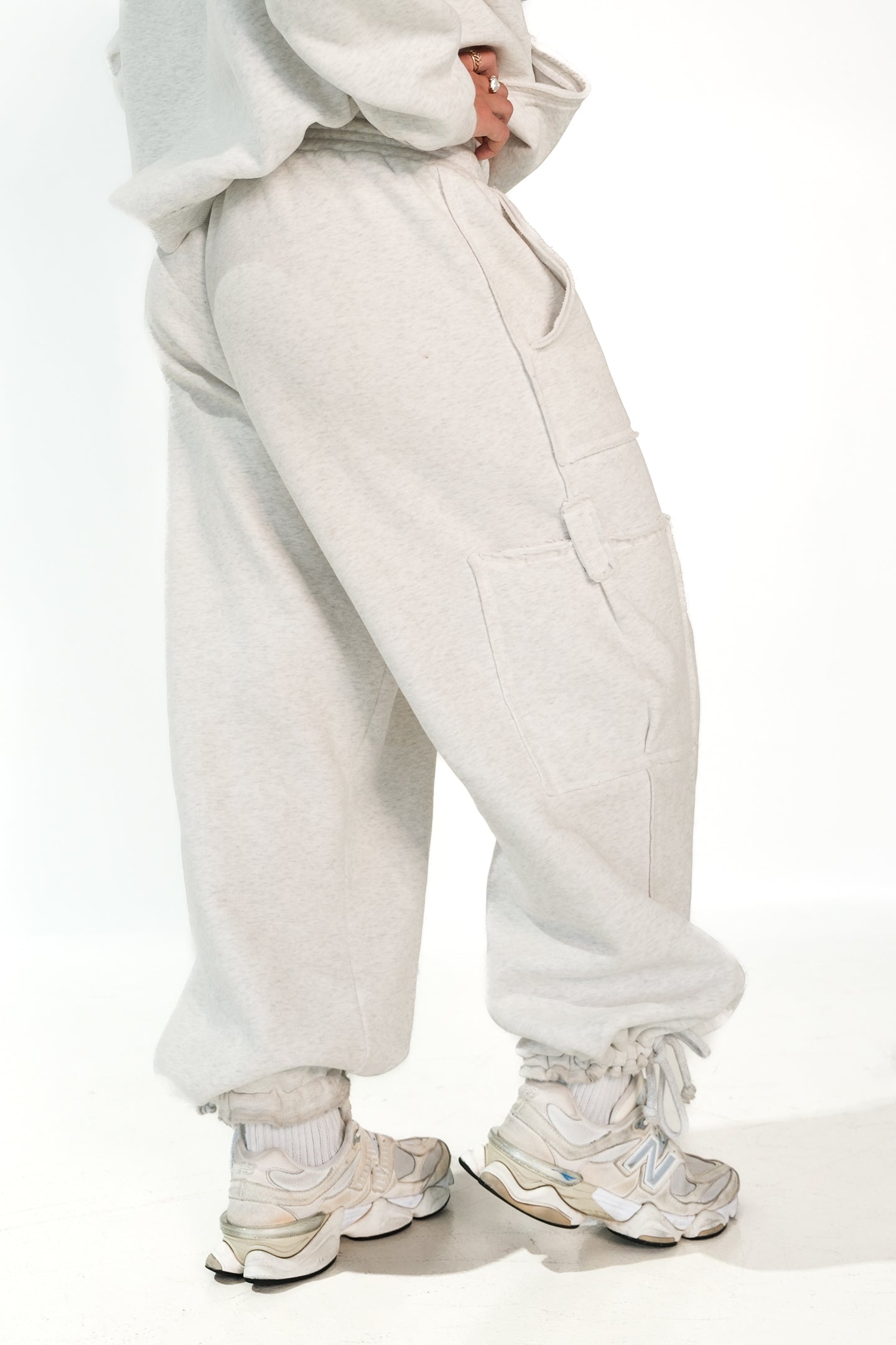 Undone Trackies - Grey Marle