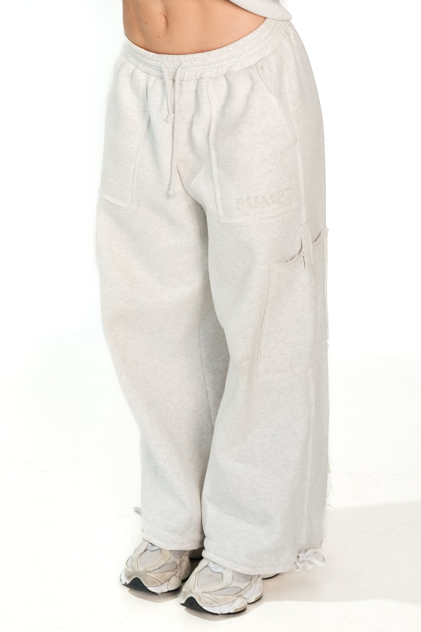 Undone Trackies - Grey Marle